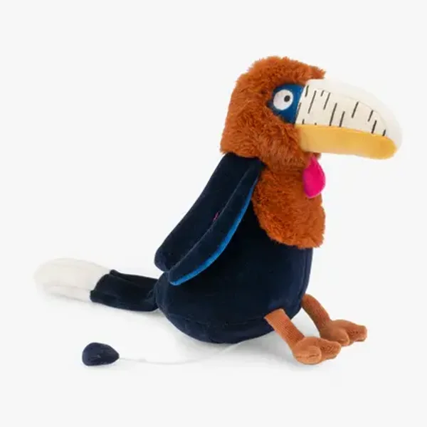 Peluche musicale Calao Litchi