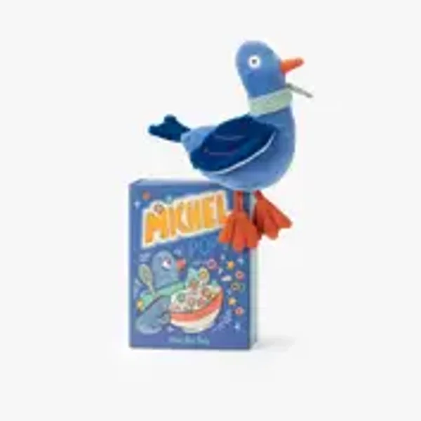Poupée hochet pigeon Michel