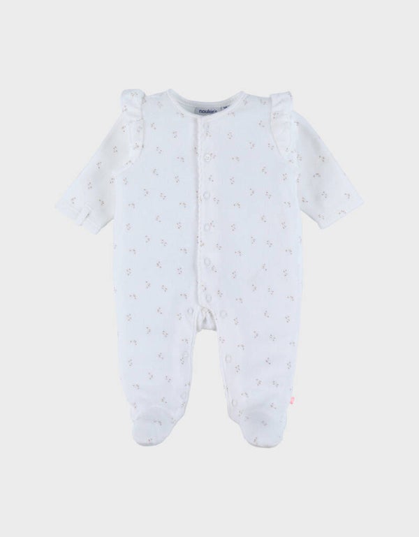 Pyjama bébé en velours à volants New à partir de fin aout 2025