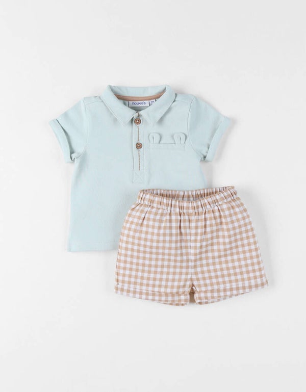 Set Polo avec Short, Coton 18 mois