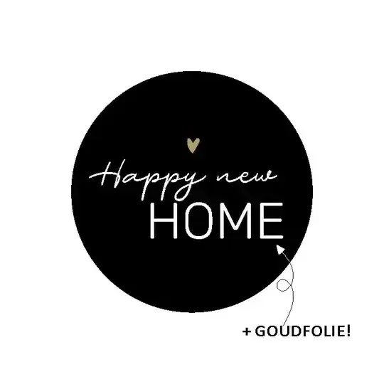 Sticker Happy new home