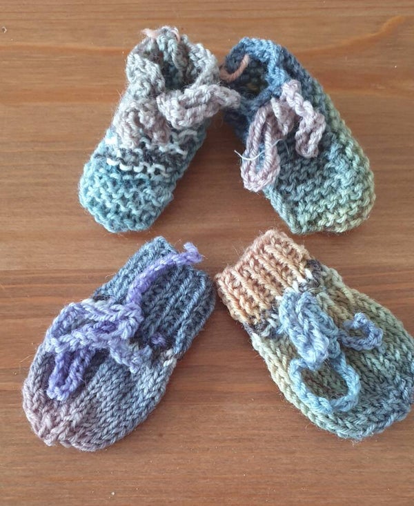 Finkli und Handschuhe