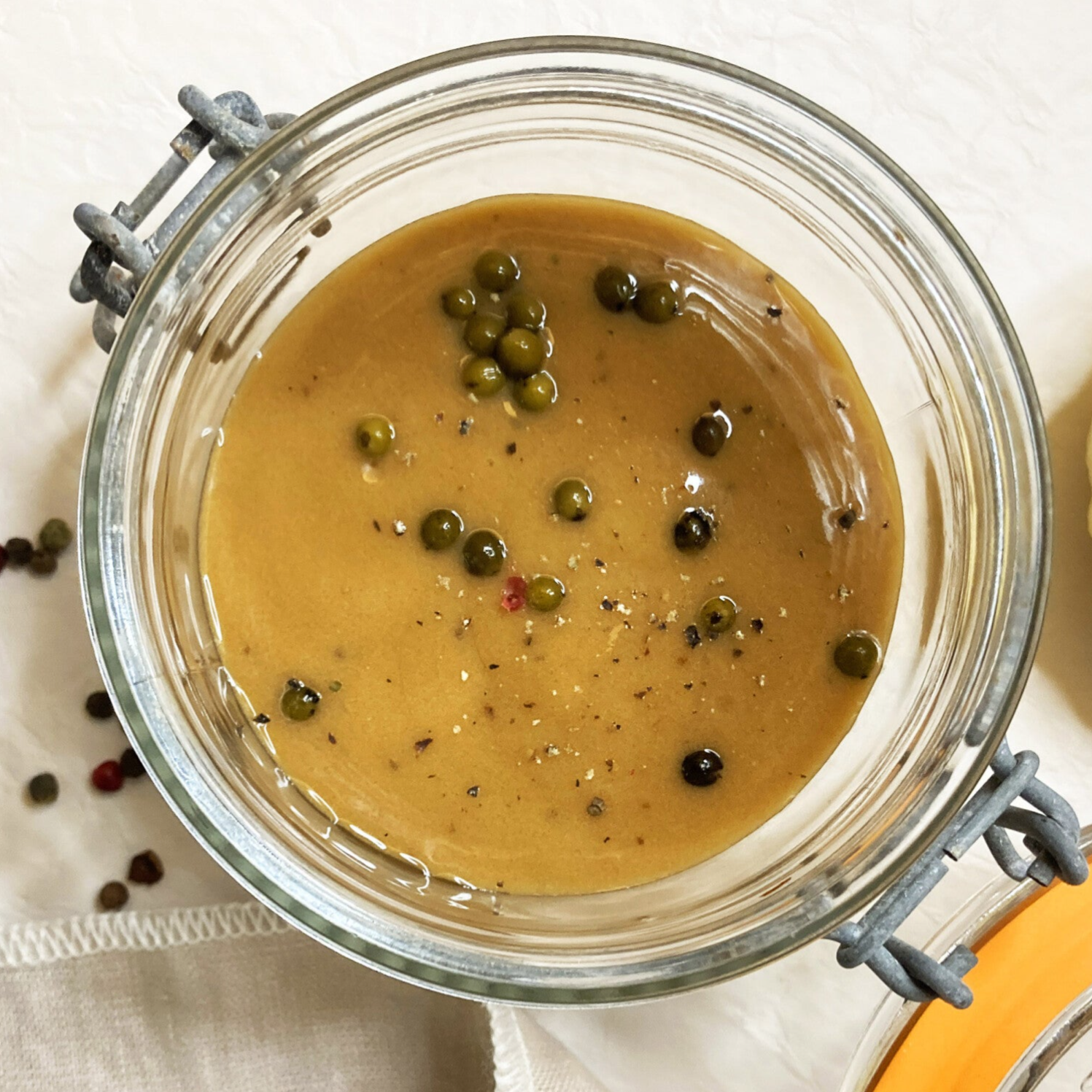 Sauce Crème poivre vert