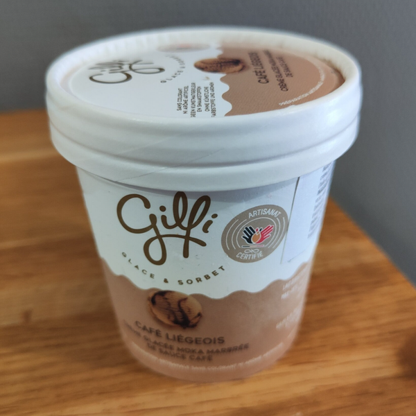 Glace artisanale Café Liégeois