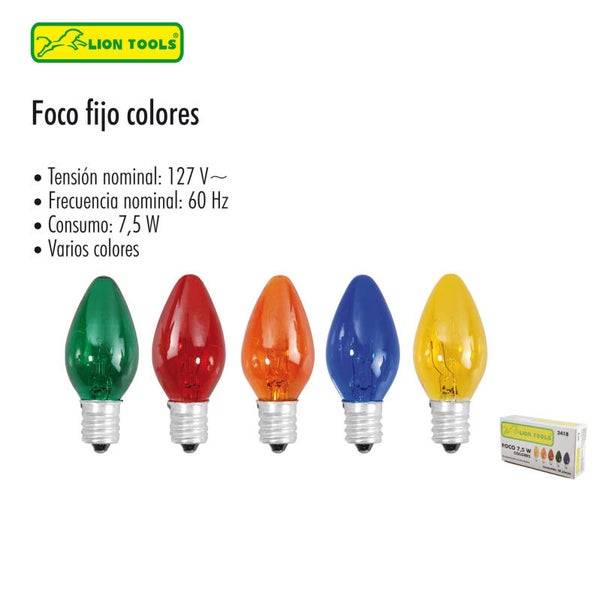 FOCO FIJO COLORES