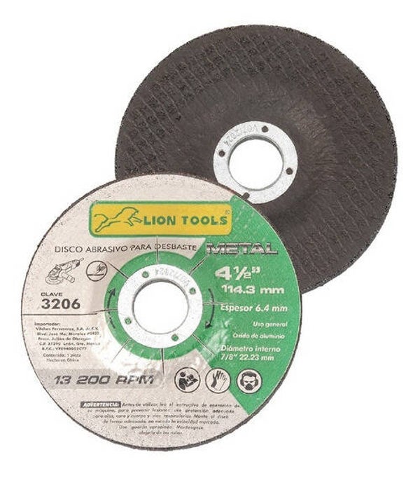 DISCOS ABRASIVOS PARA DESBASTE METAL