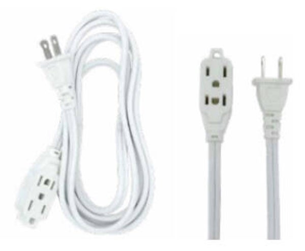 EXTENSIÓN ELÉCTRICA BLANCA CLAVIJA