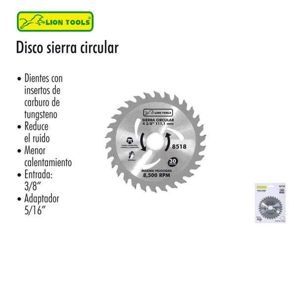 DISCOS SIERRA CIRCULAR 4 3/8”