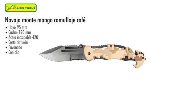 NAVAJA MONTE MANGO CAMUFLAJE CAFÉ