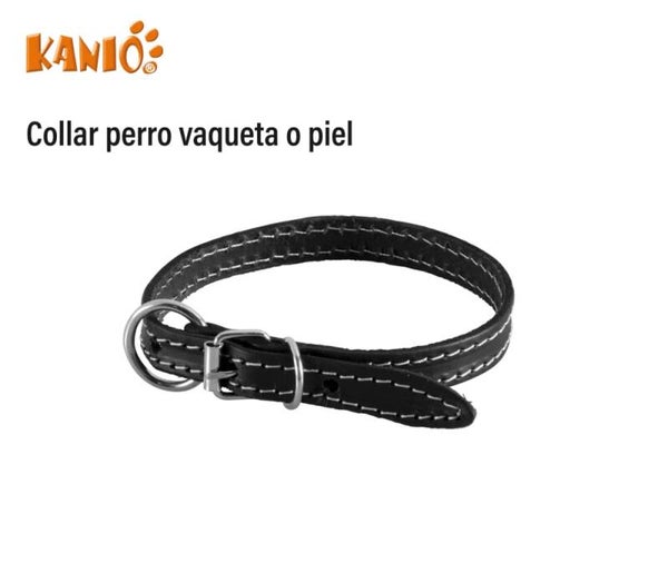 COLLAR PARA PERRO PIEL O VAQUETA