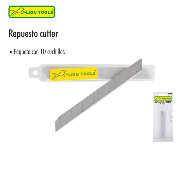 REPUESTO CUTTER 9 MM