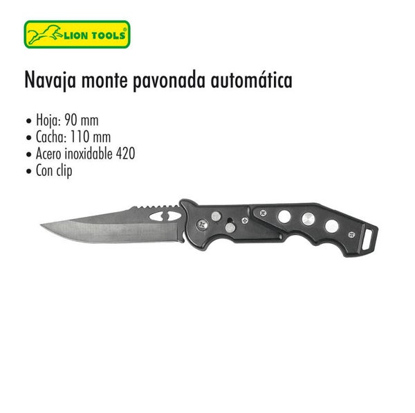 NAVAJA MONTE PAVONADA AUTOMATICA 3 1/2"