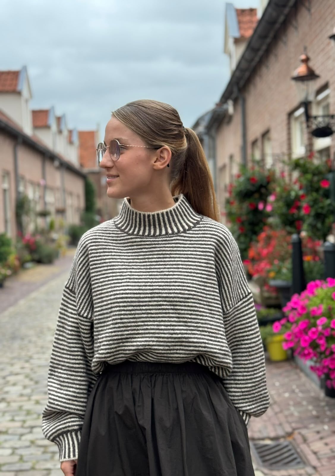Gestreepte coltrui bruin