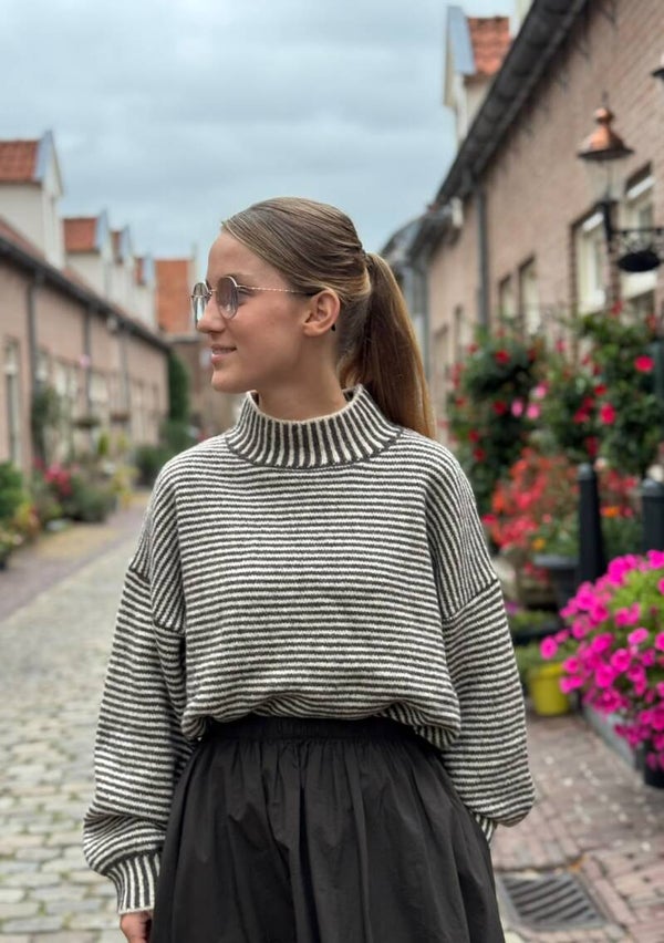 Gestreepte coltrui bruin