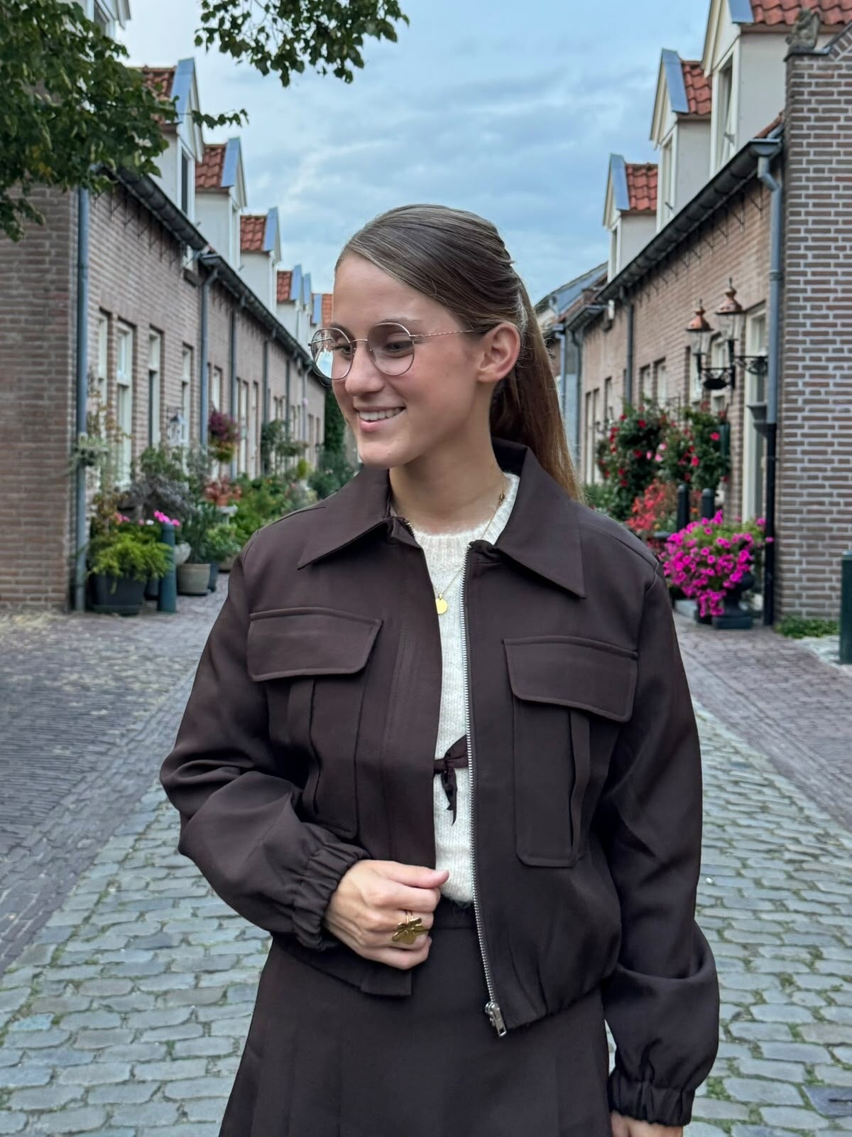 Bomber jasje bruin