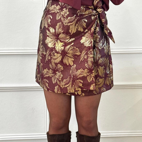 Glim rokje bordeaux