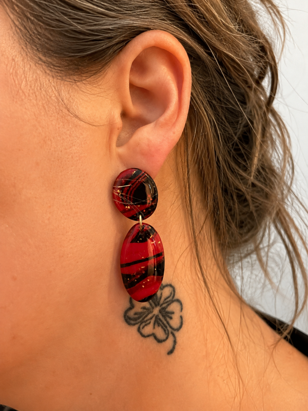 Boucle d’oreille Cabochon