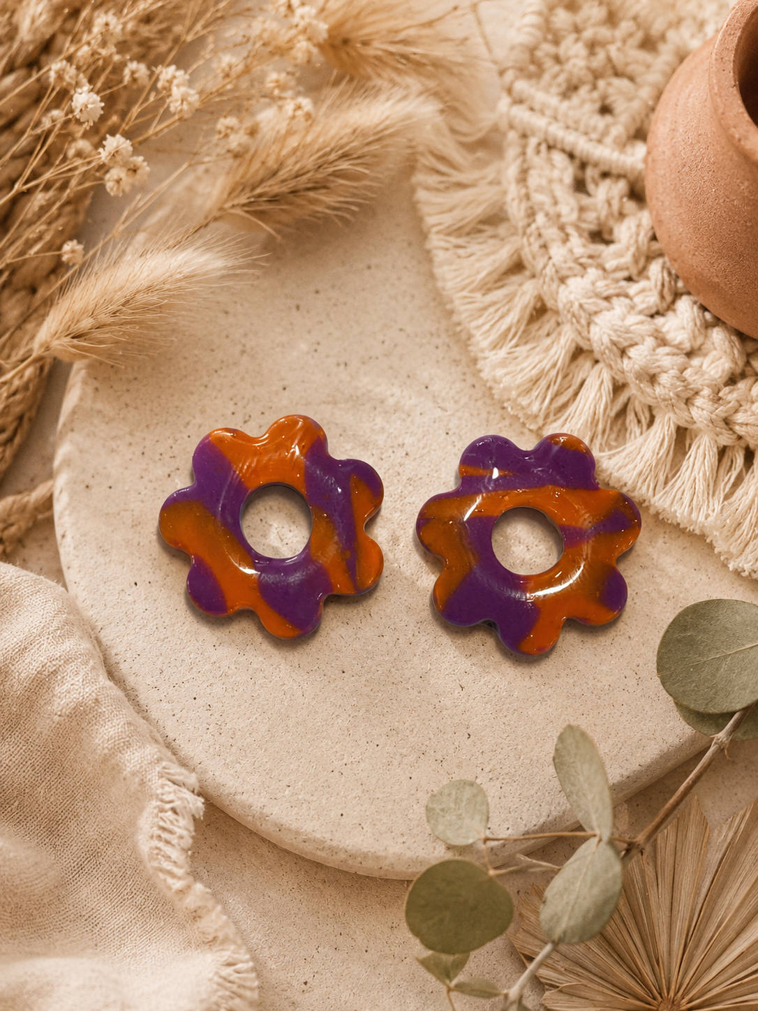 Orange/violet