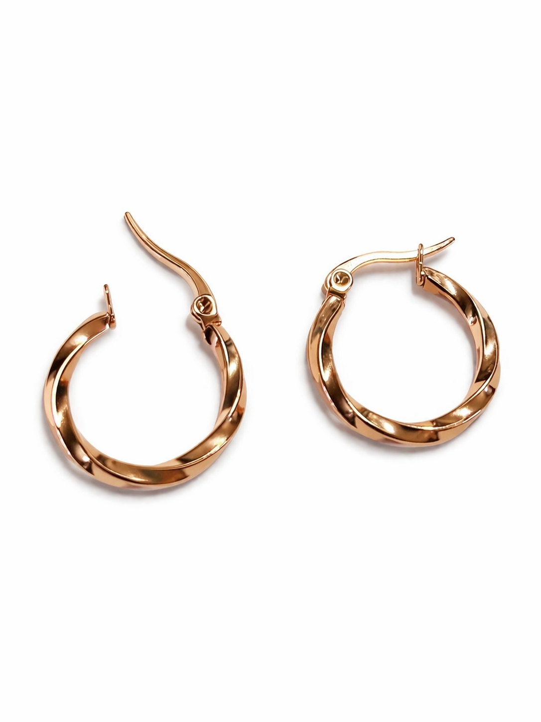 Ronde torsade rose gold 2cm