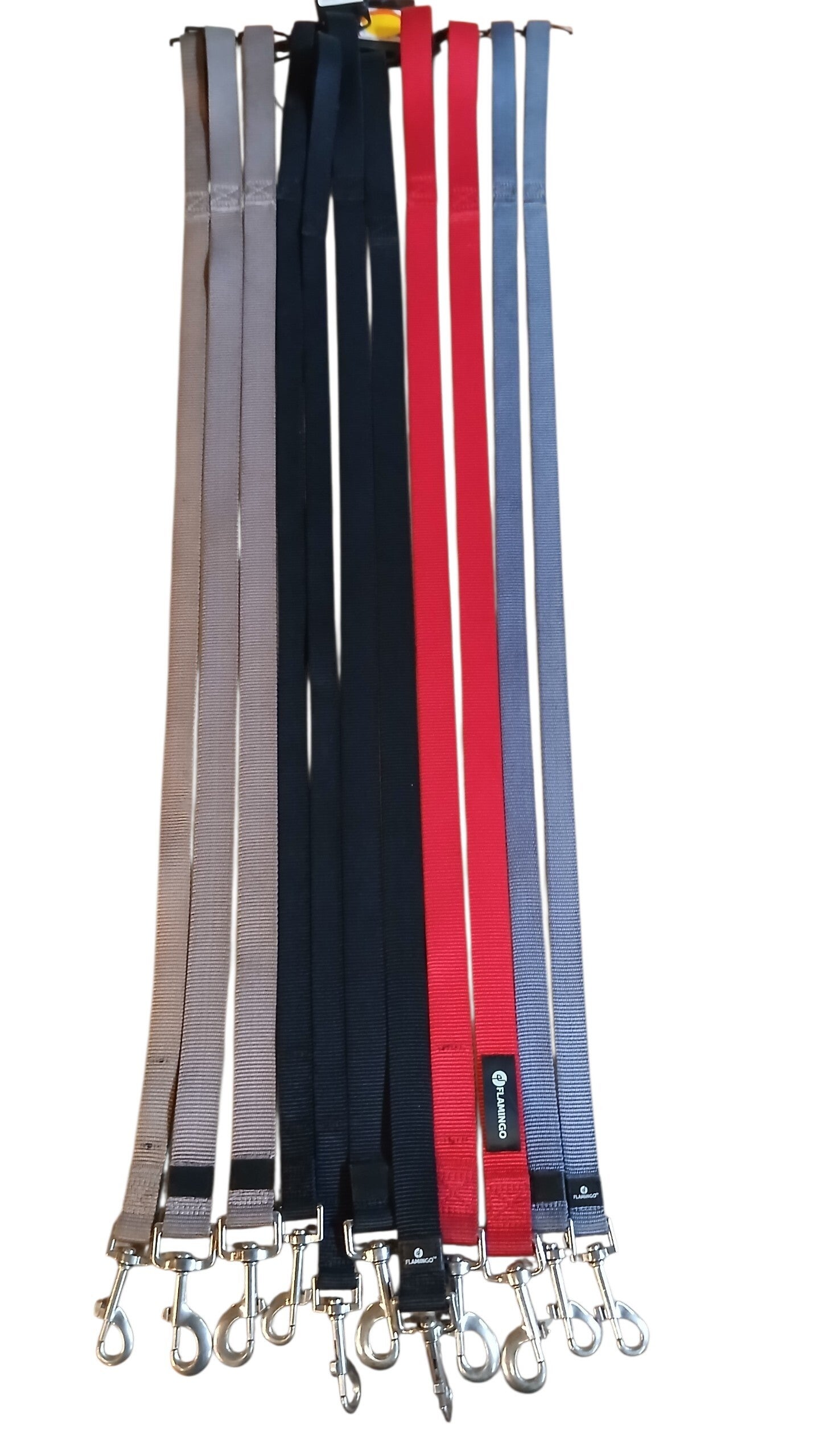 F Nylon hondenriemen 100 cmx 20 en 20 mm partij 11 stuks