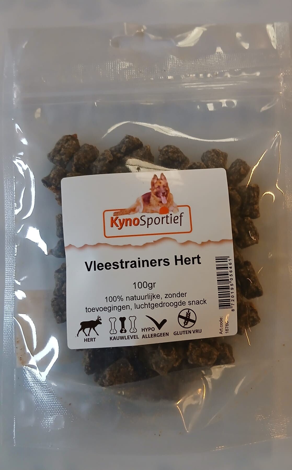 Vleestrainers Hert 100 gr