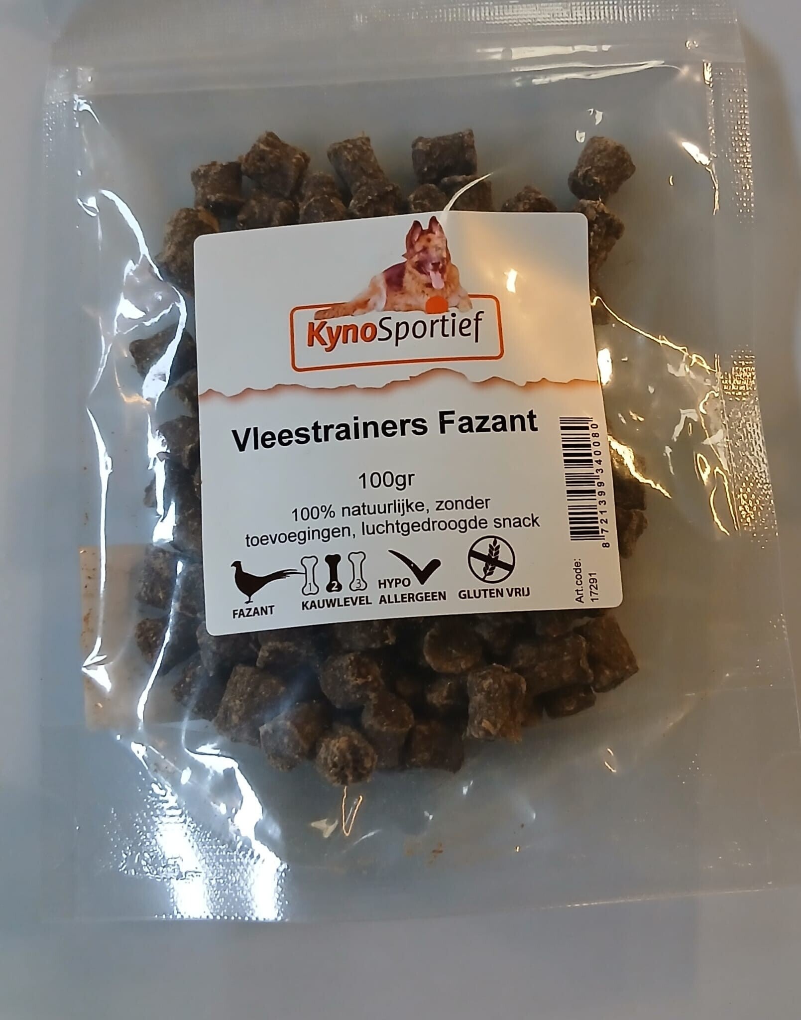 Vleestrainers Fazant 100 gr