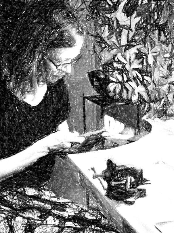Natalia Kapica, Inhaberin des Atelier Formenzeit in Bammental bei Heidelberg