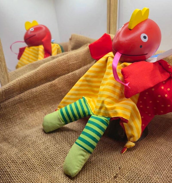 Marionnette à main : Dragon Rouge