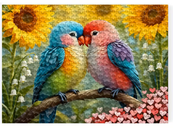 Twee vogels - Puzzel 1000st