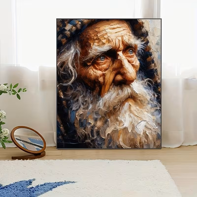 Droevige man - Schilderen op nummer