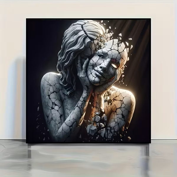 Gebroken persoonlijkheid - Diamond painting