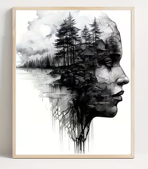 Gedachten bij de natuur - Schilderen op nummer