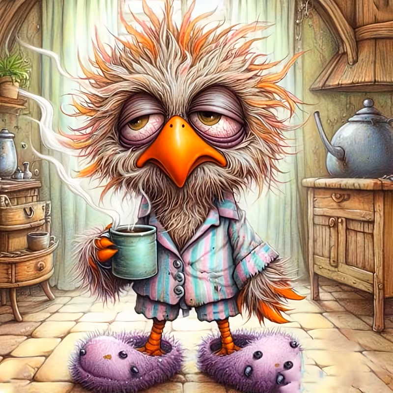 Rare vogel - Diamond painting