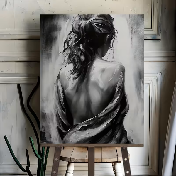 Vrouw rug - Schilderen op nummer