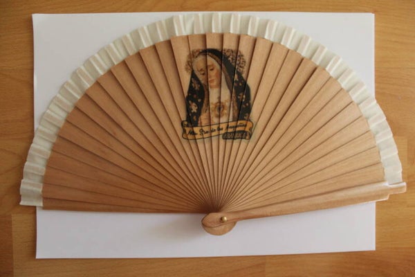 Abanico estampado