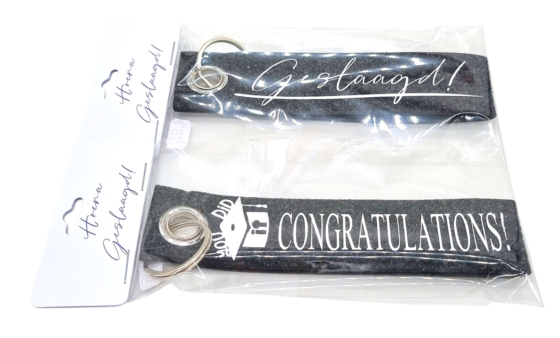 Sleutelhanger vilt geslaagd