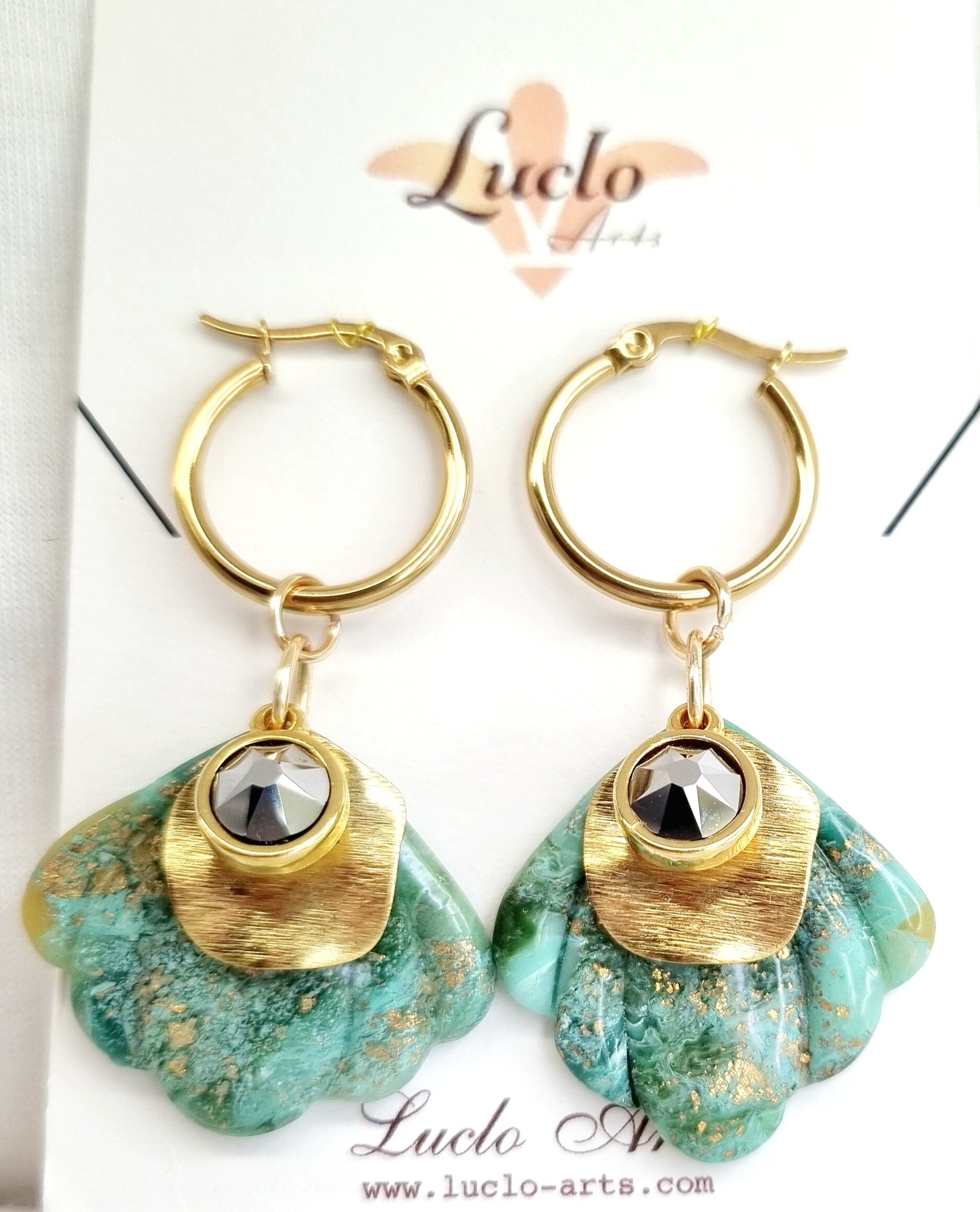 Rainbow Forest Clay Oorbellen #3