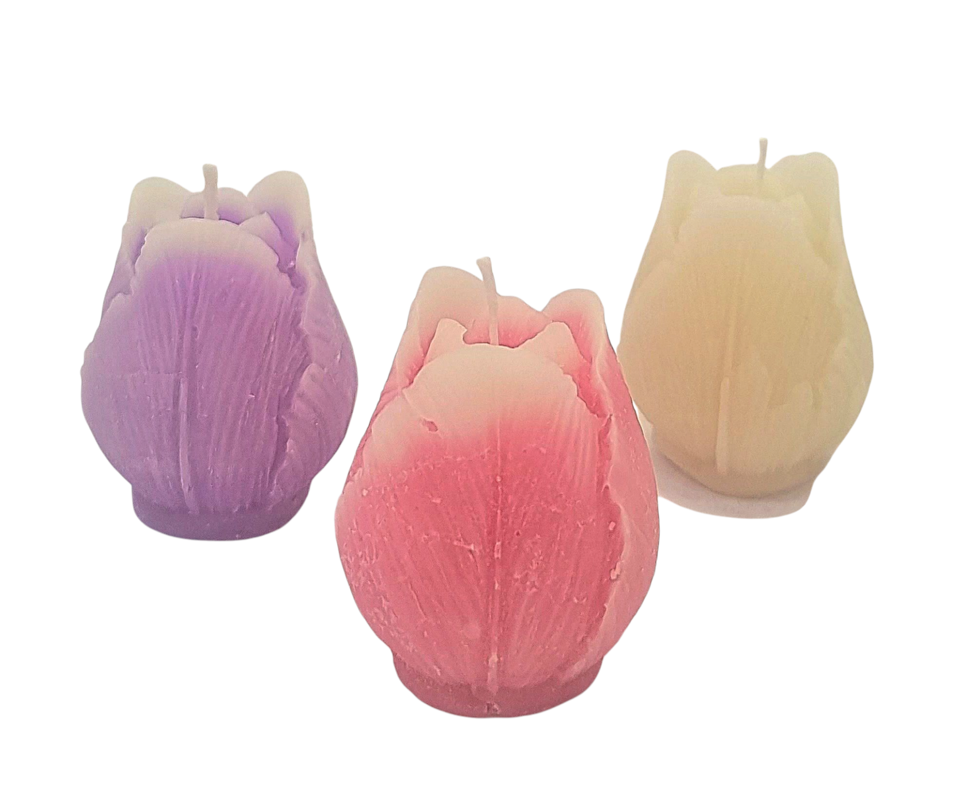 Handpoured Floral Tulpen set Candles #1 – Minimalistische Sfeervolle Kaars | Luclo Arts