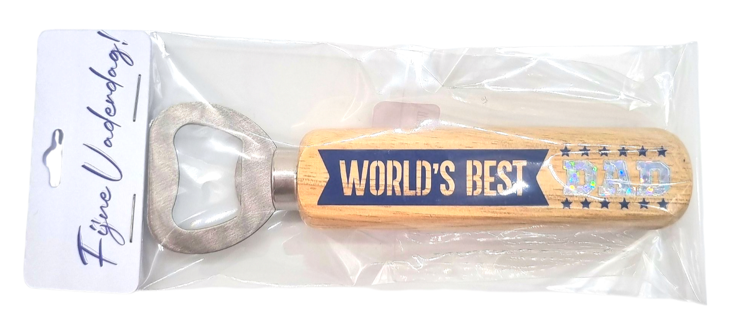 Flesopener vaderdag World's Best DAD