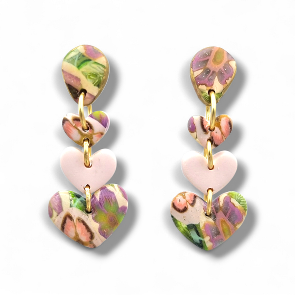 Purple Heart Dangles