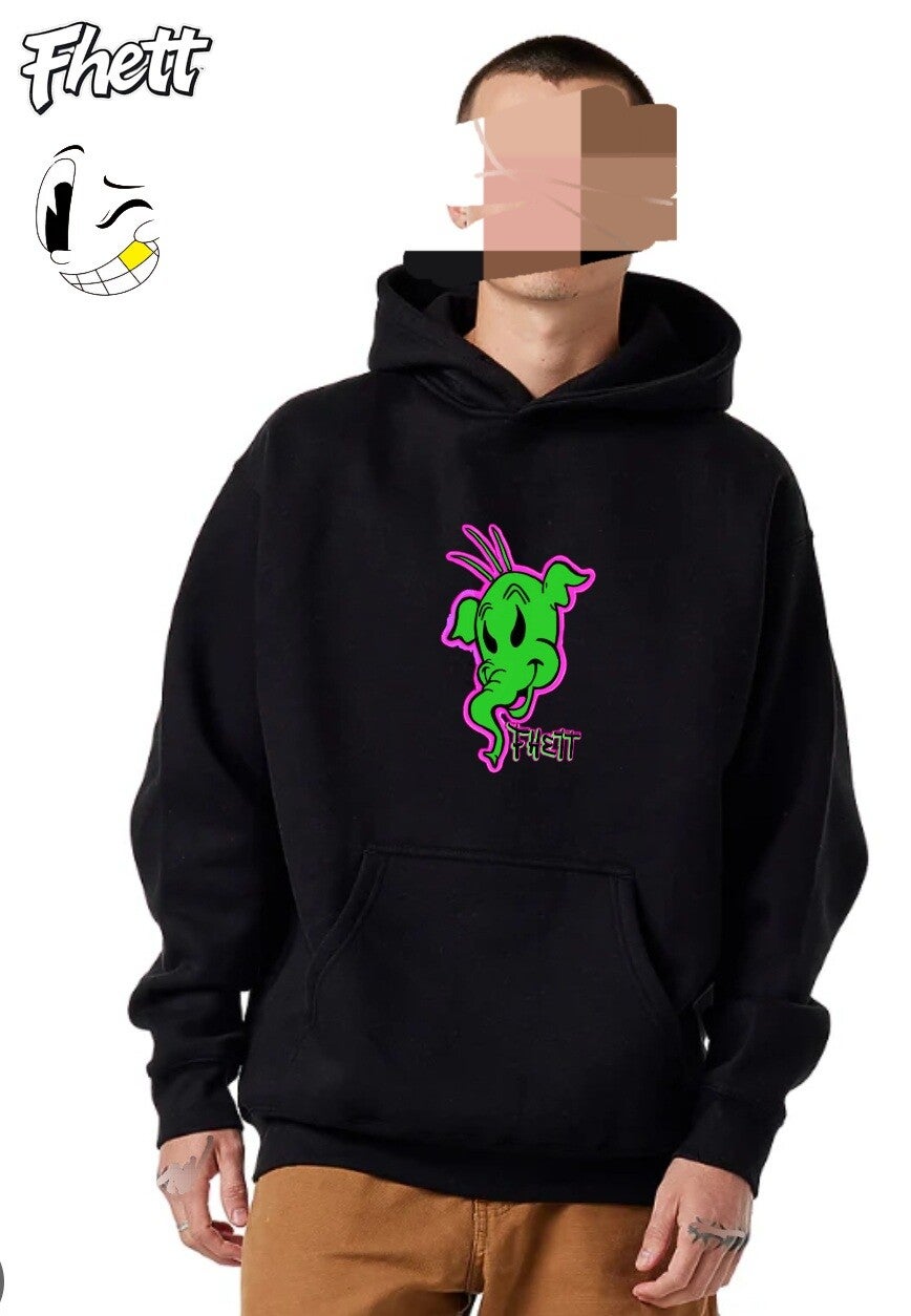 Fhett electric elephant hoodie