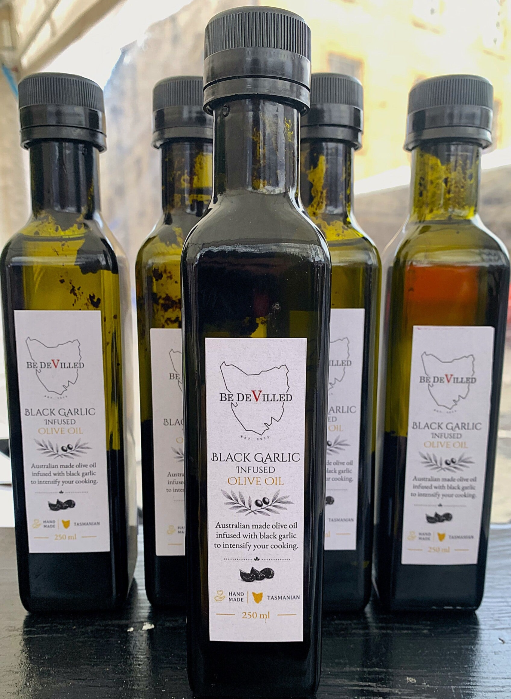 Black Garlic Infused Olive Oil