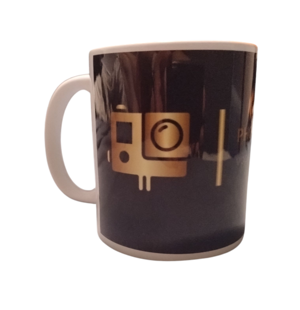 Tas 80 mm met eigen foto en text