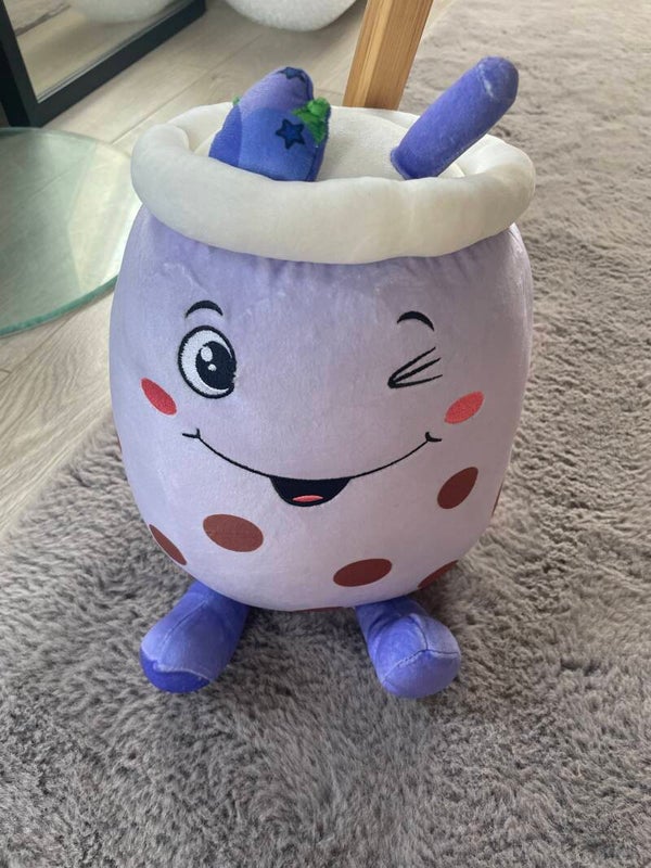 DUŻY PLUSZAK BUBBLE TEA 40CM