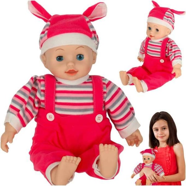 LALKA BOBAS MÓWI, ŚMIEJE SIĘ 40CM
