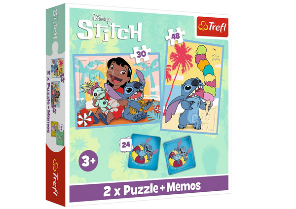 PUZZLE+ MEMORY LILO&STITCH 2W1