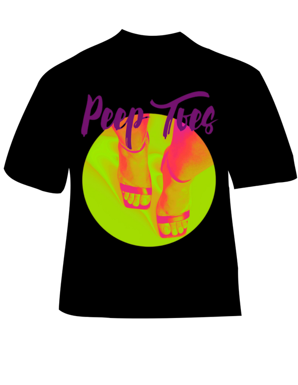 Black Peep Toes T-Shirt