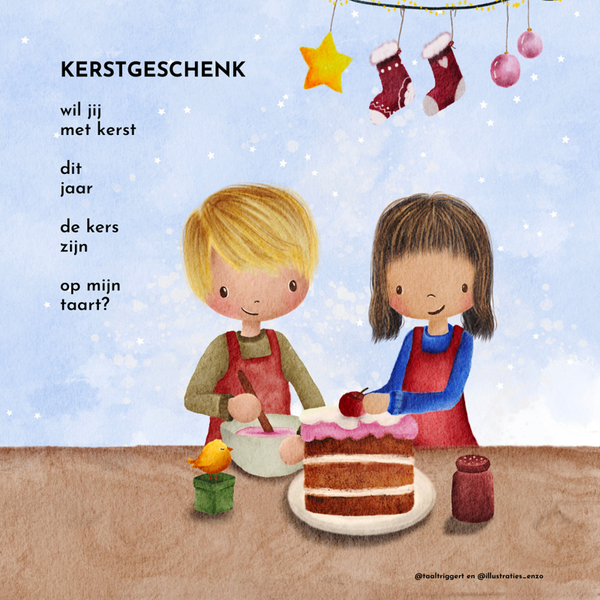 Kerstgeschenk - met @illustraties_enzo