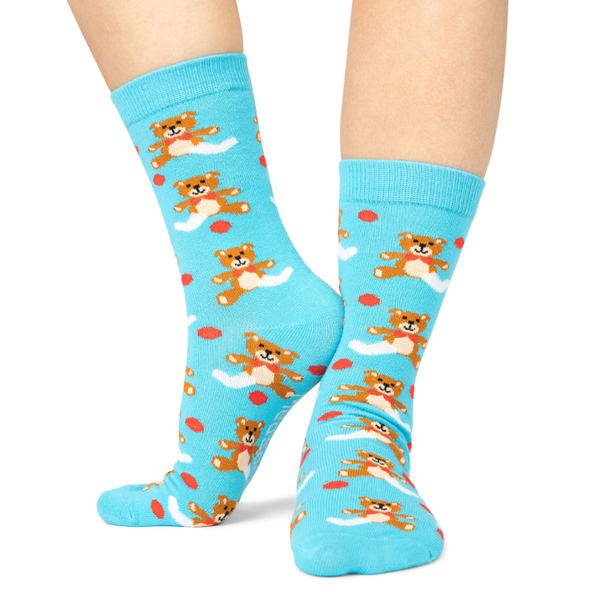 🟦 Meddy Bear Sokken 🧸 Blauw