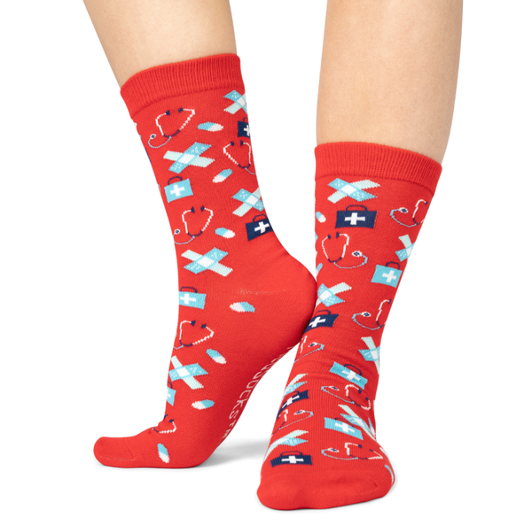 🟥 Zorg Sokken Rood 🩺